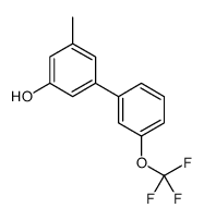 3-methyl-5-[3-(trifluoromethoxy)phenyl]phenol结构式