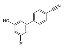 4-(3-bromo-5-hydroxyphenyl)benzonitrile Structure