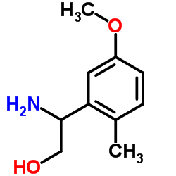 2-Amino-2-(5-methoxy-2-methylphenyl)ethanol结构式