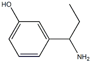 3-(1-AMINOPROPYL)PHENOL结构式