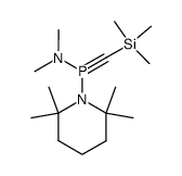 <(2,2,6,6-tetramethylpiperidino)(dimethylamino)phosphino>(trimethylsilyl)carbene结构式