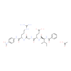 Bz-IEGR-pNA (acetate) structure