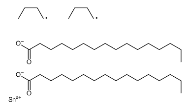 dibutylbis(palmitoyloxy)stannane structure