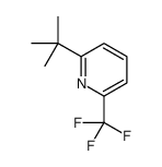 2-tert-butyl-6-(trifluoromethyl)pyridine Structure