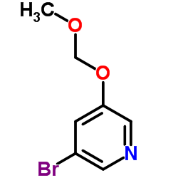 3-Bromo-5-(methoxymethoxy)pyridine Structure