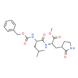 (2S)-2-((S)-2-((((苄氧基)羰基)氨基)-4-甲基戊酰氨基)-3-(2-氧代结构式