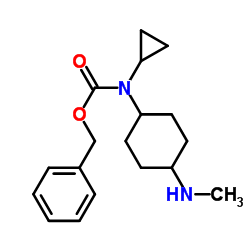 Benzyl cyclopropyl[4-(methylamino)cyclohexyl]carbamate Structure