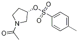 Toluene-4-sulfonic acid (S)-1-acetyl-pyrrolidin-3-yl ester Structure