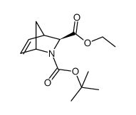 Rel-(1S,3S,4R)-2-tert-butyl 3-ethyl 2-azabicyclo[2.2.1]hept-5-ene-2,3-dicarboxylate Structure