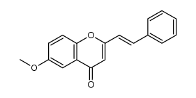 (E)-2-Styryl-6-methoxy-4-chromone Structure