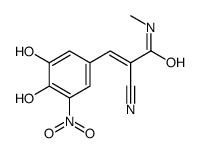 (E)-2-cyano-3-(3,4-dihydroxy-5-nitrophenyl)-N-methylprop-2-enamide结构式