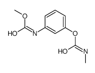 N-[3-[(Methylcarbamoyl)oxy]phenyl]carbamic acid methyl ester结构式