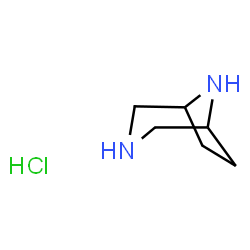 (1R,5S)-3,8-diazabicyclo[3.2.1]octane结构式