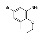 5-bromo-2-ethoxy-3-methylaniline结构式
