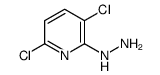 (3,6-dichloropyridin-2-yl)hydrazine Structure