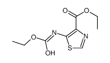 Ethyl 5-((ethoxycarbonyl)amino)thiazole-4-carboxylate Structure