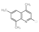 2-氯-4,6,8-三甲基喹啉结构式