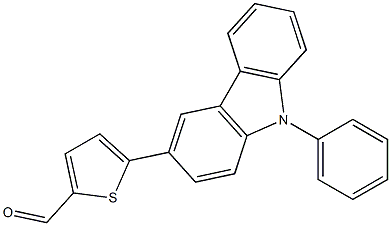 5-(9-phenyl-9H-carbazol-3-yl)thiophene-2-carbaldehyde picture