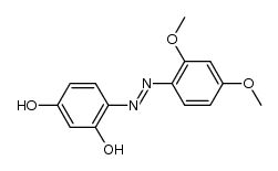 4-(2,4-dimethoxy-phenylazo)-resorcinol Structure