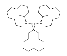 1,1-bis(2-dodecylperoxy)cyclododecane Structure