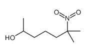6-methyl-6-nitroheptan-2-ol Structure