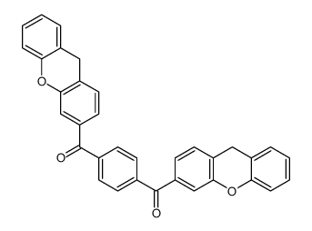 [4-(9H-xanthene-3-carbonyl)phenyl]-(9H-xanthen-3-yl)methanone Structure