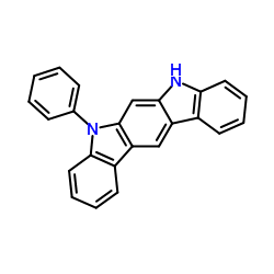 5,7-dihydro-5-phenyl-Indolo[2,3-b]carbazole Structure