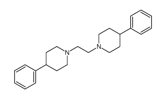 1,2-bis(4-phenylpiperidin-1-yl)ethane Structure