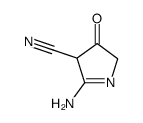 2H-Pyrrole-4-carbonitrile,5-amino-3,4-dihydro-3-oxo-(9CI) Structure