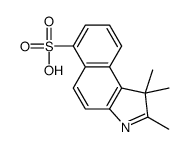 1,1,2-trimethylbenzo[e]indole-6-sulfonic acid Structure