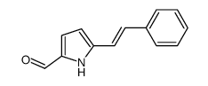 2-formyl-5-((E)-2-phenylethen-1-yl)pyrrole结构式