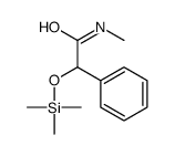 N-methyl-2-phenyl-2-trimethylsilyloxyacetamide Structure