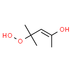 2-Penten-2-ol, 4-hydroperoxy-4-methyl-, (2E)- (9CI) structure