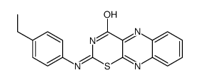 2-(4-ethylanilino)-[1,3]thiazino[5,6-b]quinoxalin-4-one Structure