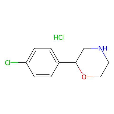 2-(4-Chlorophenyl)morpholine hydrochloride (1:1) Structure