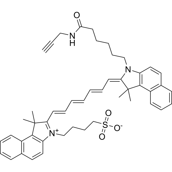 ICG-alkyne结构式