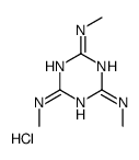 2-N,4-N,6-N-trimethyl-1,3,5-triazine-2,4,6-triamine,hydrochloride Structure