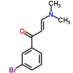 3-dimethylamino-1-(3-bromo-phenyl)-2-propen-1-one结构式