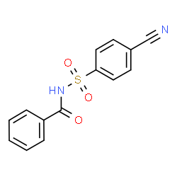 Benzamide, N-[(4-cyanophenyl)sulfonyl]-结构式