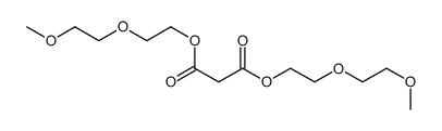 bis[2-(2-methoxyethoxy)ethyl] propanedioate结构式