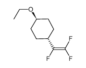 Cyclohexane, 1-ethoxy-4-(trifluoroethenyl)-, trans- (9CI) Structure