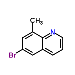 6-溴-8-甲基喹啉结构式