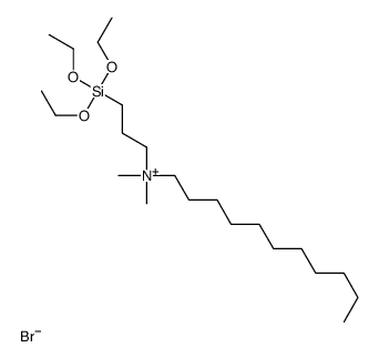 dimethyl-(3-triethoxysilylpropyl)-undecylazanium,bromide结构式