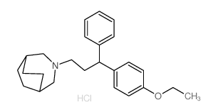 3-Azabicyclo[3.2.2]nonane,3-[3-(4-ethoxyphenyl)-3-phenylpropyl]-, hydrochloride (1:1) structure