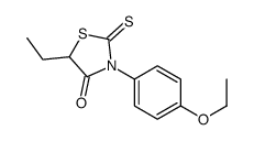 3-(4-ethoxyphenyl)-5-ethyl-2-sulfanylidene-1,3-thiazolidin-4-one Structure