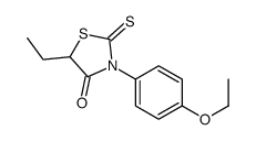 3-(4-ethoxyphenyl)-5-ethyl-2-sulfanylidene-1,3-thiazolidin-4-one结构式