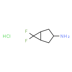 6,6-二氟双环[3.1.0]己-3-胺盐酸盐结构式