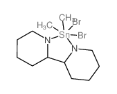 dibromo-dimethyl-stannane; 2-(3,4,5,6-tetrahydro-2H-pyridin-2-yl)-6H-pyridine结构式