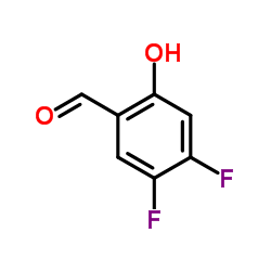 2-羟基-4,5-二氟苯甲醛图片