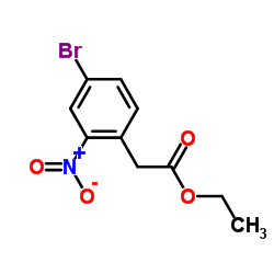 Ethyl (4-bromo-2-nitrophenyl)acetate structure